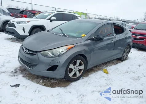 2013 Hyundai Elantra Gls z USA, uszkodzony, nr VIN 5NPDH4AE4DH240365